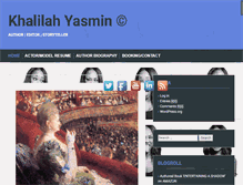 Tablet Screenshot of khalilahyasmin.com